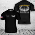 Custom Name US Rappel Master Tab w Air Assault Badge 3D Unisex