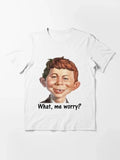 What Me Worry Mad Magazine Alfred Neuman T Shirt S to 5XL Made in USA Unisex
