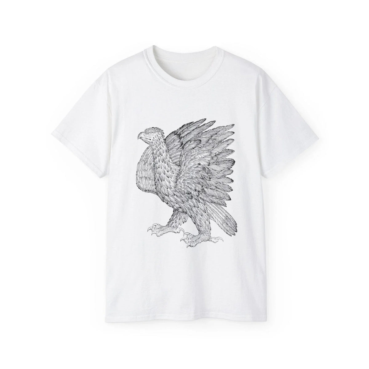 Eagle Bird Animal Ornithology Line Art | Custom Graphic Unisex