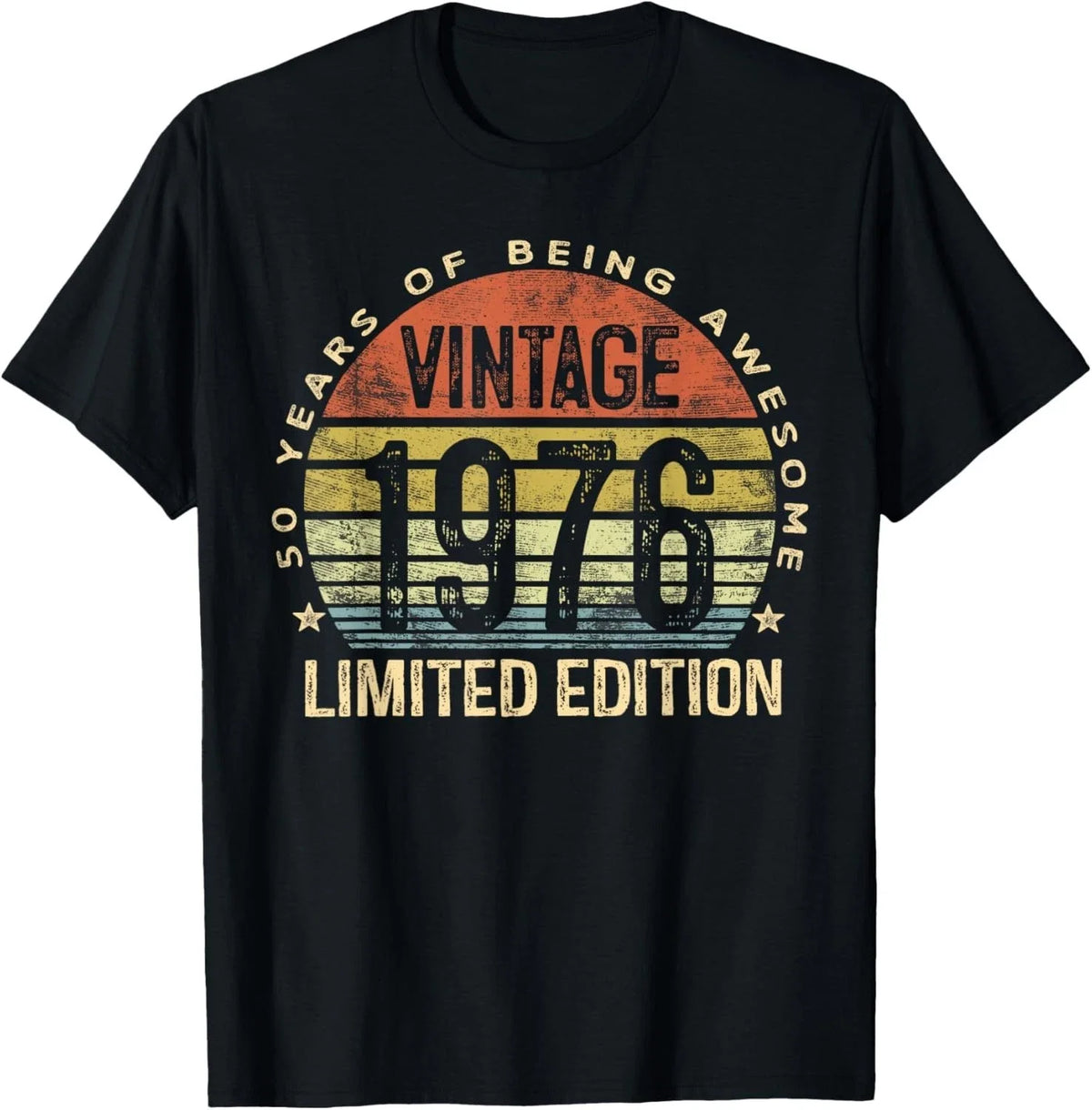 Vintage 1976 Limited Edition 50-Year-Old 50th Birthday unisex Unisex