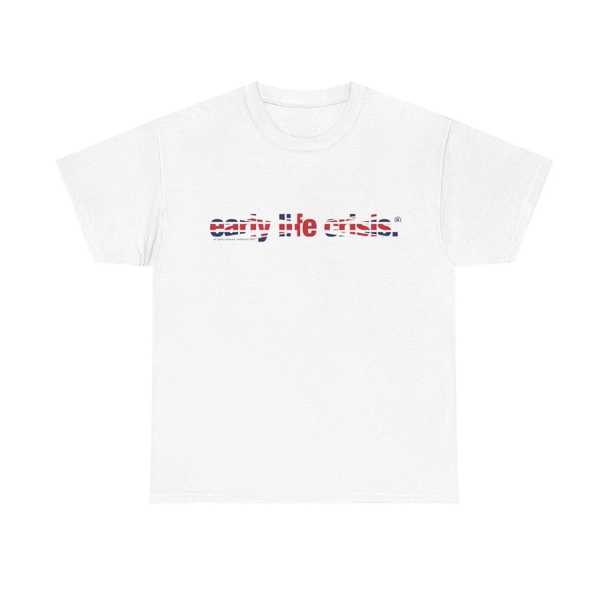 Nettspend Early Life Crisis EU Flags Tour Merch s Tees All Colors & Sizes Unisex