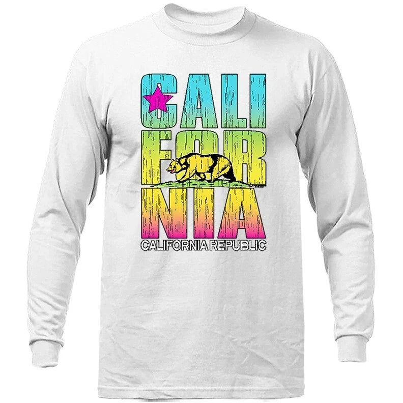 Golden State California Republic Cali Bear Cali Life Graphic Long Sleeve Unisex