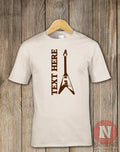 Flying V guitar concert gig band tour custom personalized tee Unisex