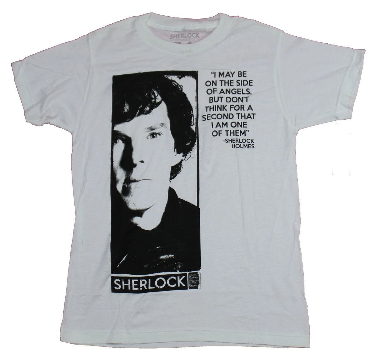 Sherlock Mens - Face Image May Be on the Side of Angles But Unisex