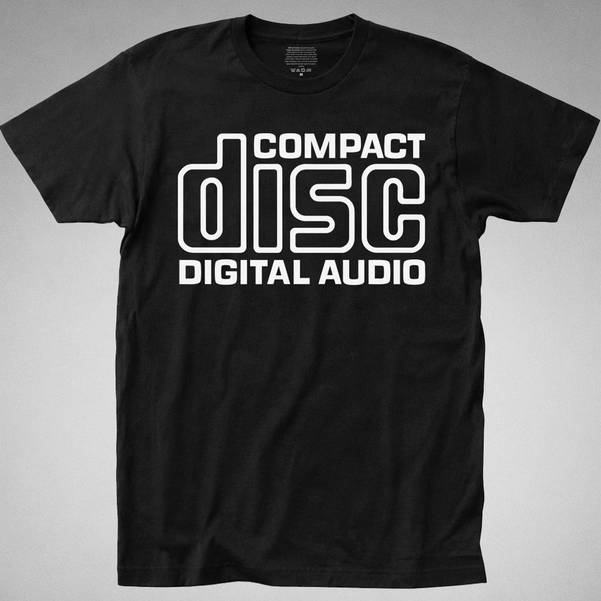 CD Compact Disc logo vintage music player audio mp3 headphones track 90s Unisex