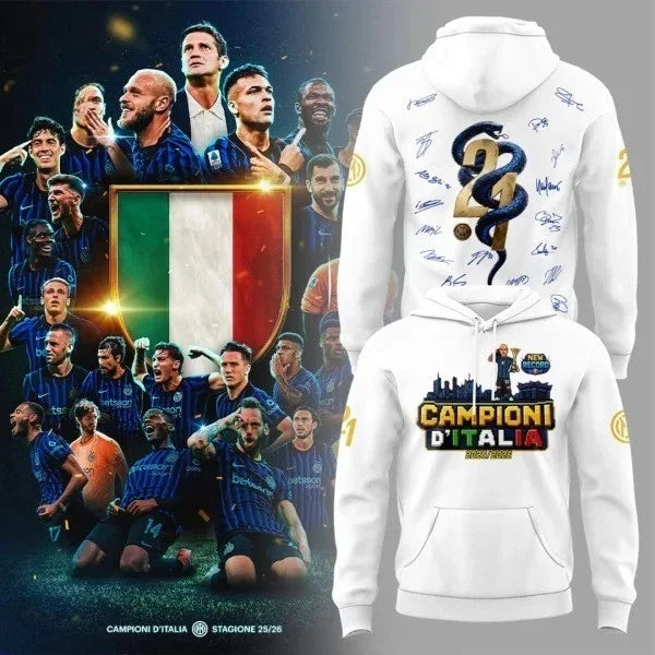 Champion Of Italy For The 21st Time In Its Legendary History Edition Unisex