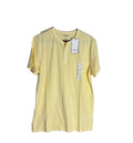 Goodfellow & Co Mens Henley T Shirt M Yellow Standard Short Sleeve NWT Unisex