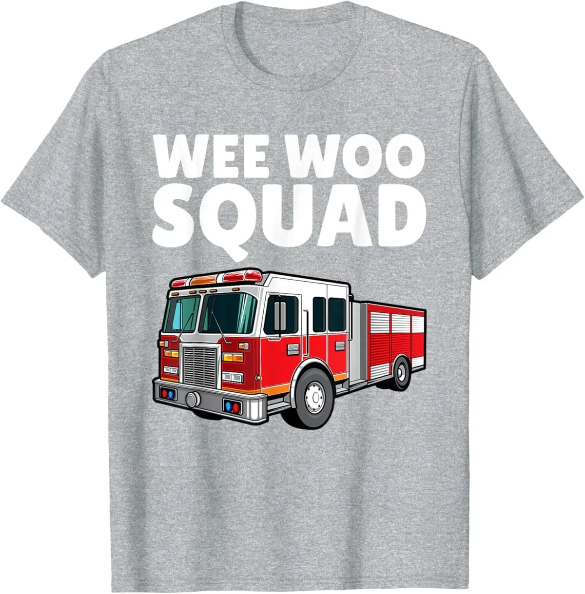 Funny Firefighter Art For Men Women Kids Fire Truck Fireman Unisex