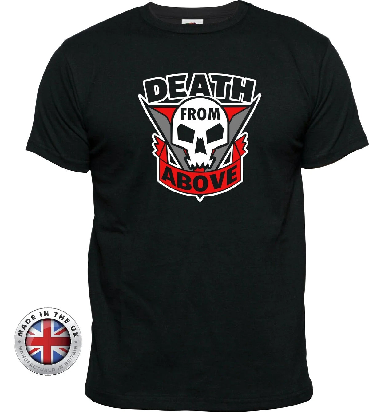 Starship Troopers tshirt Ricos Roughnecks Tattoo 'DEATH FROM ABOVE' Unisex