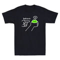 Behave No Funny Dishonest Frog Cartoon Meme Humor Quote Vintage Men's Unisex