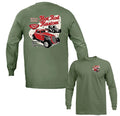 Hot Rod Kustom Classic Vintage Car Automobile Graphic Long Sleeve Unisex