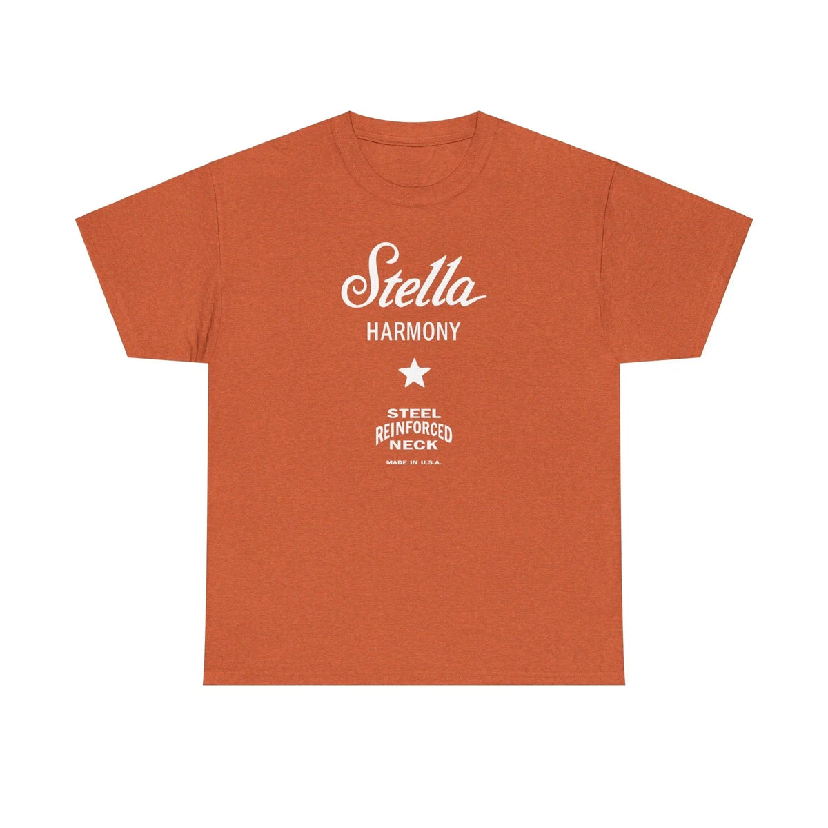 Stella Steel Reinforced Neck Guitar Headstock Logo Vintage Retro Harmony Unisex