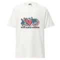 Unisex classic tee - Peace Love America - Various Colors Unisex