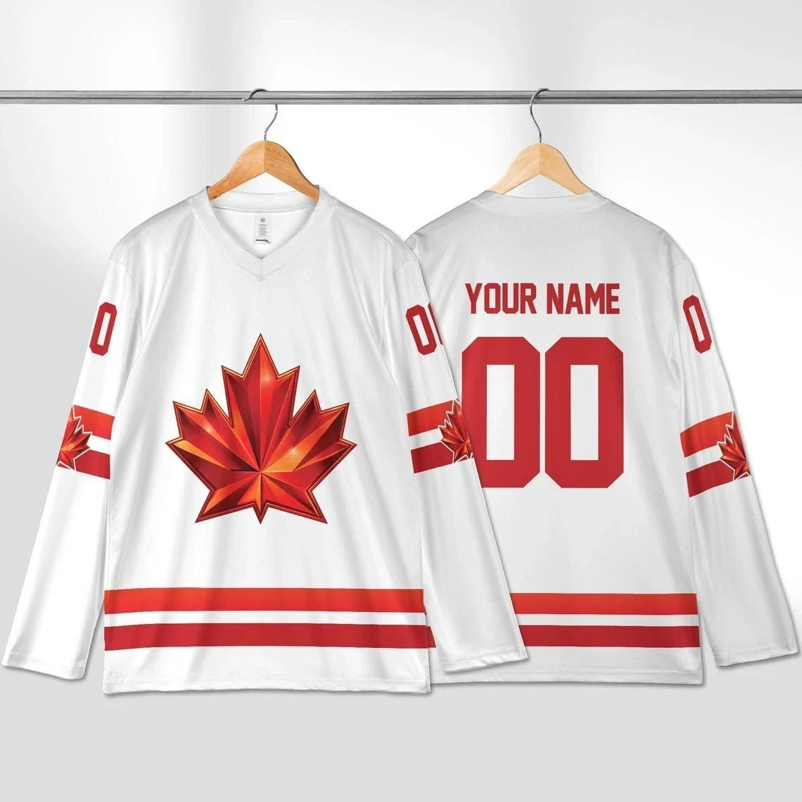 Custom 2026 Canada Hockey AOP Gift– Personalization Canada Hockey Print Gift Unisex
