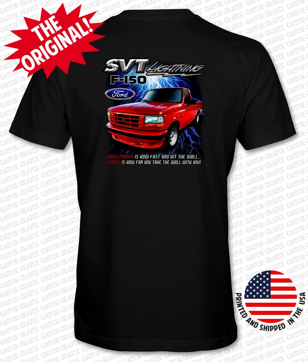 Ford SVT Lightning '93-'95 Red Truck -HIGH QUALITY! Unisex