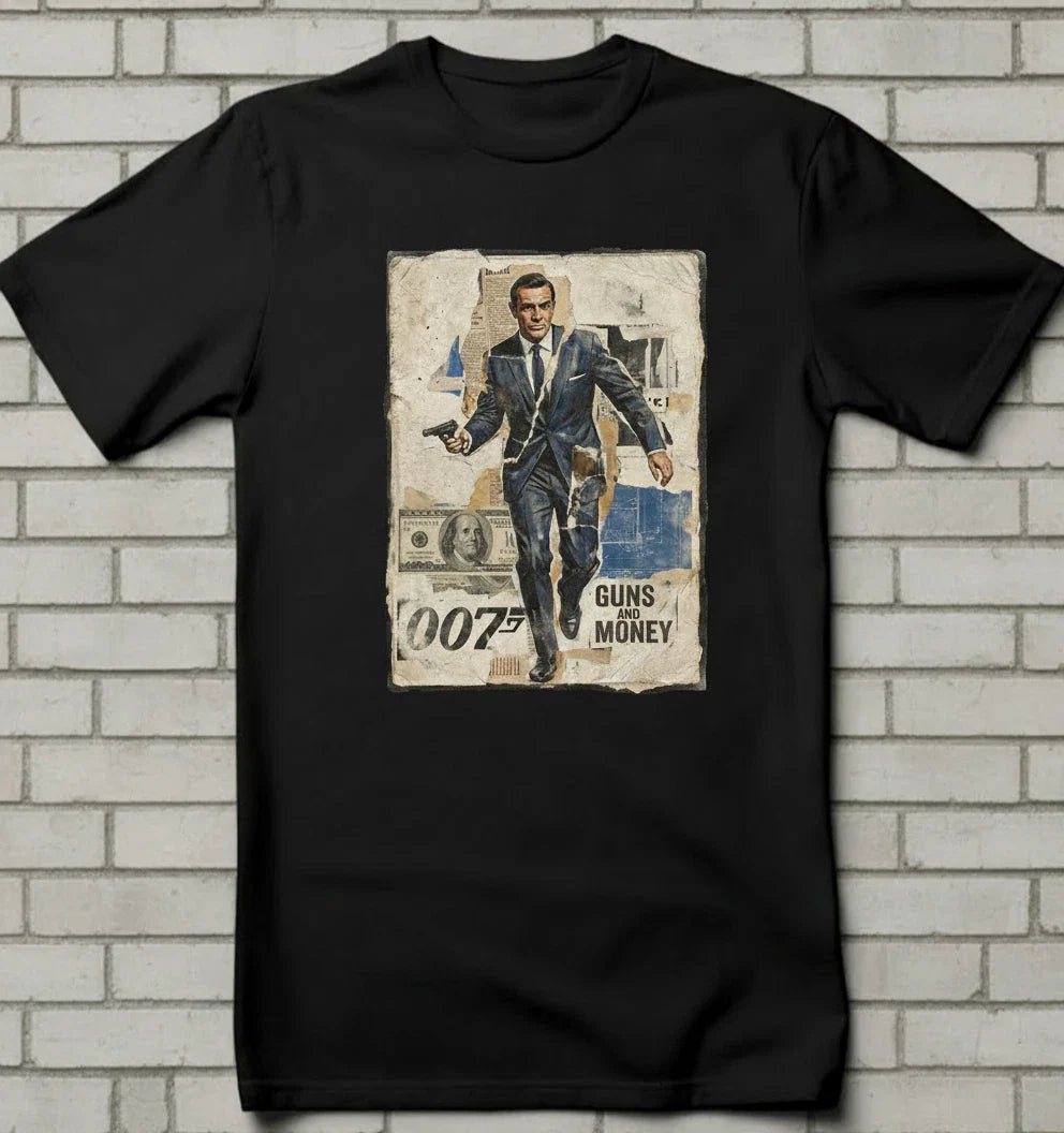 James Bond 007 CUSTOM Size S-5XL Unisex
