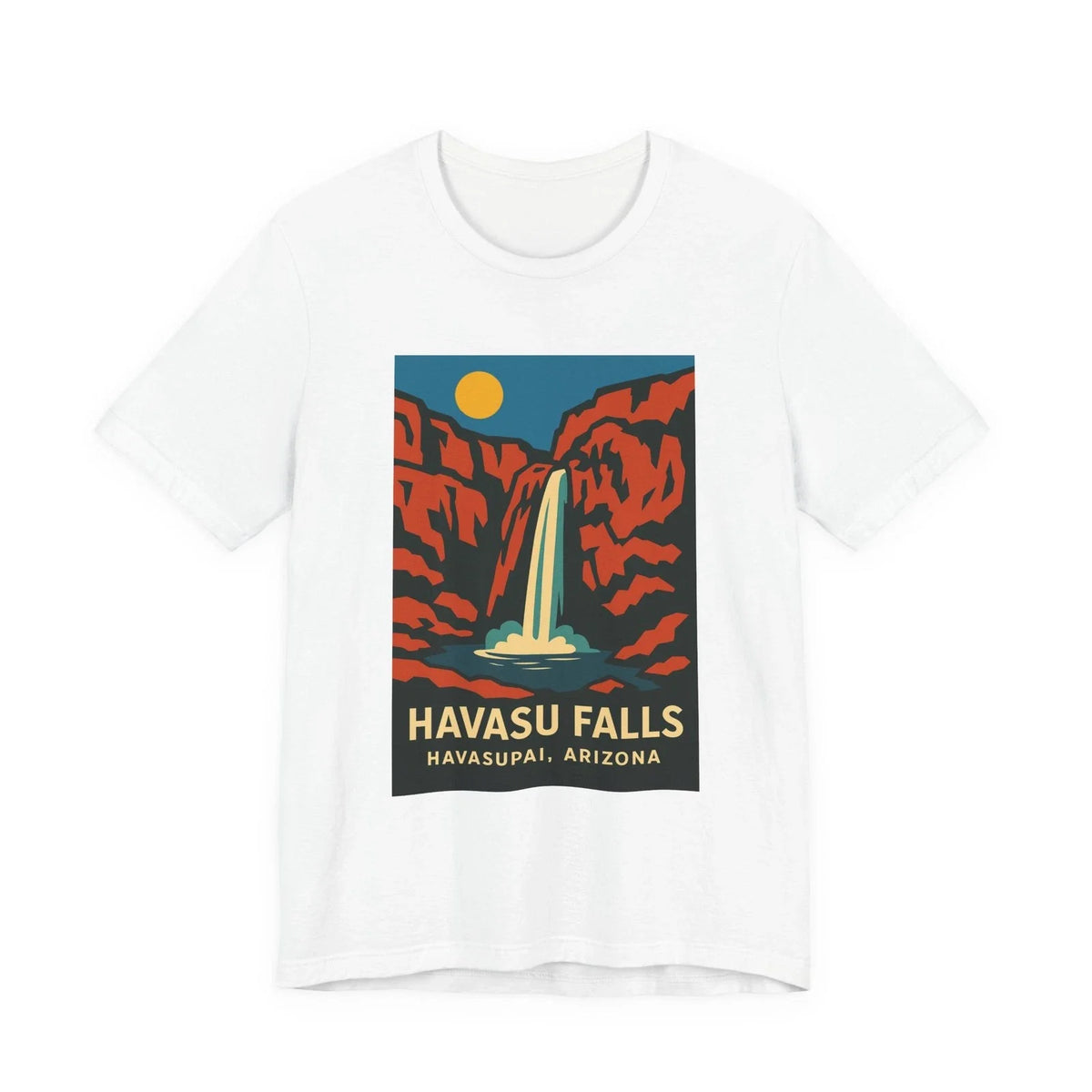 Havasu Falls Havasupai Arizona Vintage Retro Travel Tee Unisex
