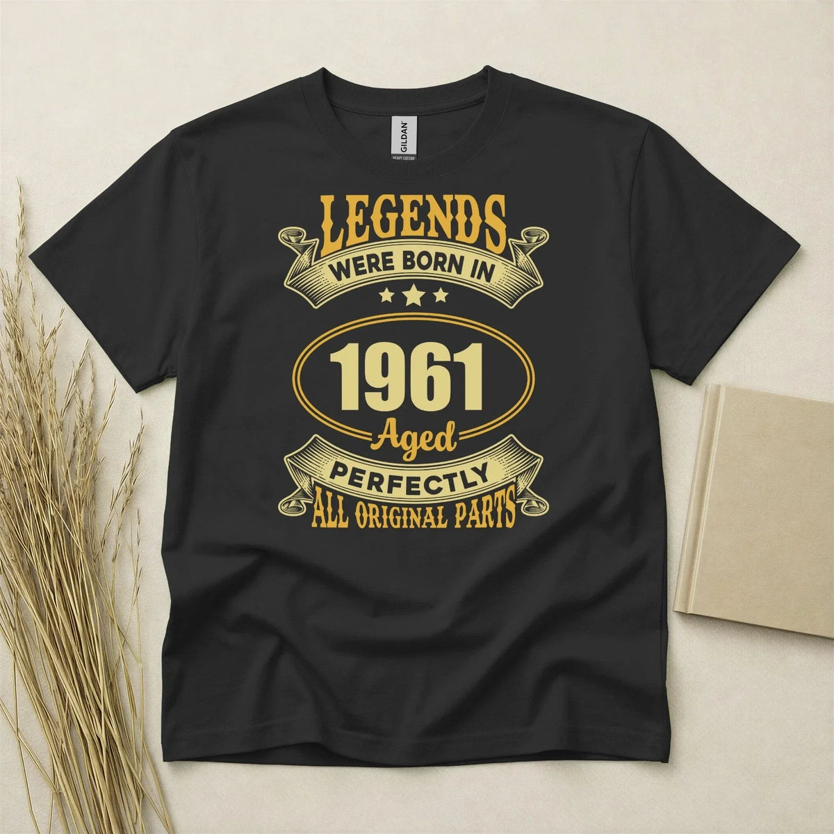 65th Birthday TShirt Born In 1961 65 Years Old Gifts Legends Born T Shirt Aged Unisex