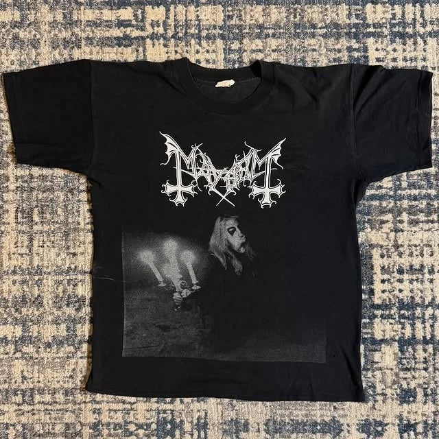 1991 MAYHEM DEAD MEMORIAL Vintage Reprint Unisex