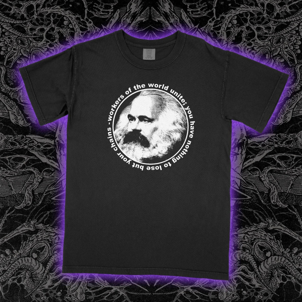 KARL MARX Workers Unite Shirt punk Socialist Socialism against Unisex Tee Unisex