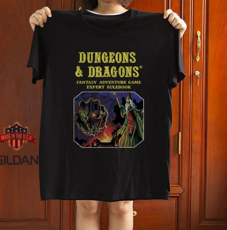 Dungeons and Dragons Fantasy Adventure Black Unisex Size S-5XL Unisex