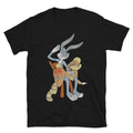 Bugs Bunny Spanking Lola Bunny Rabbit Cartoon Spoof Gift Vintage Men's T Shirt Unisex