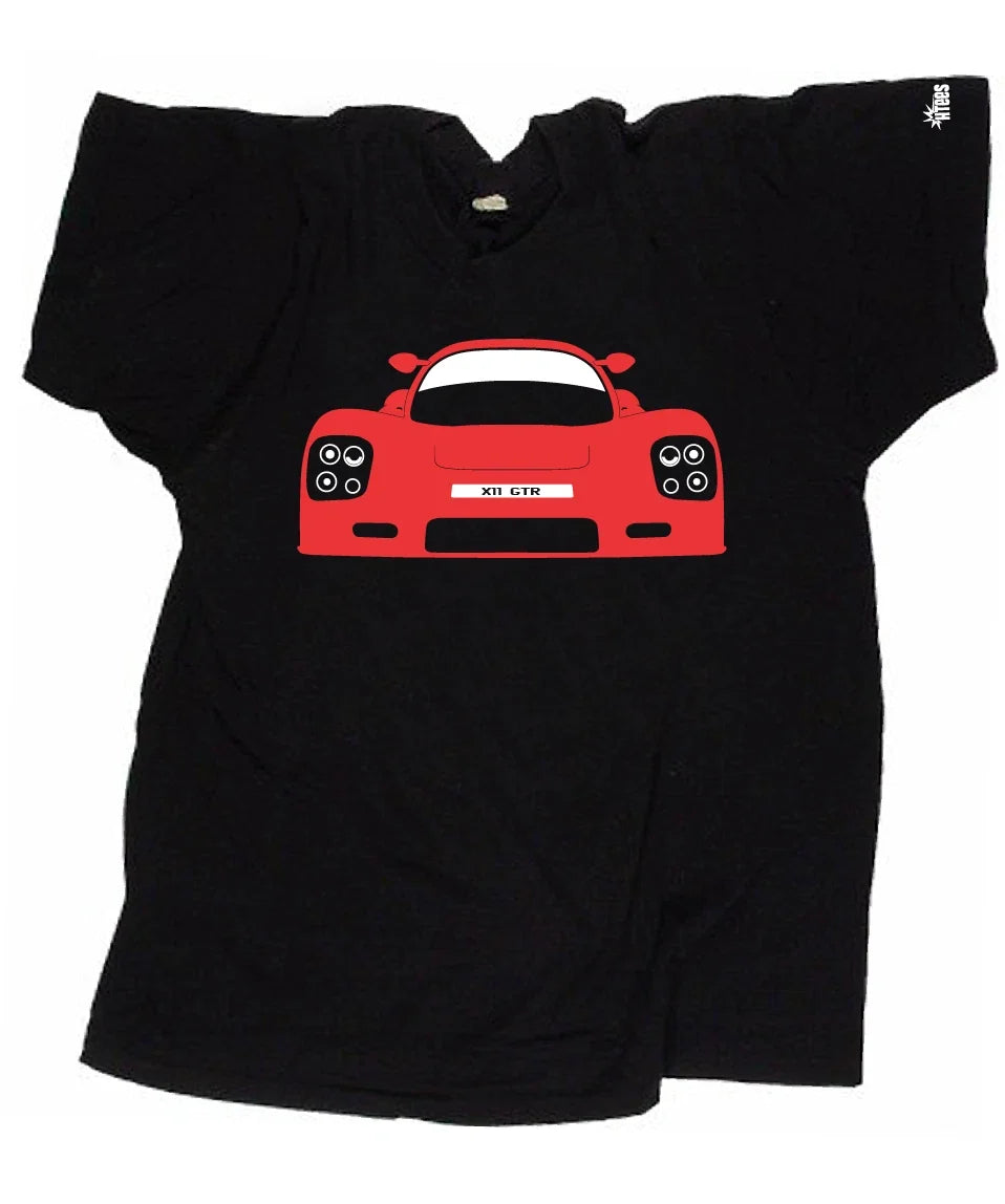 CUSTOM HTees - ULTIMA GTR, Pick car colour & plate, S-XXXL Unisex