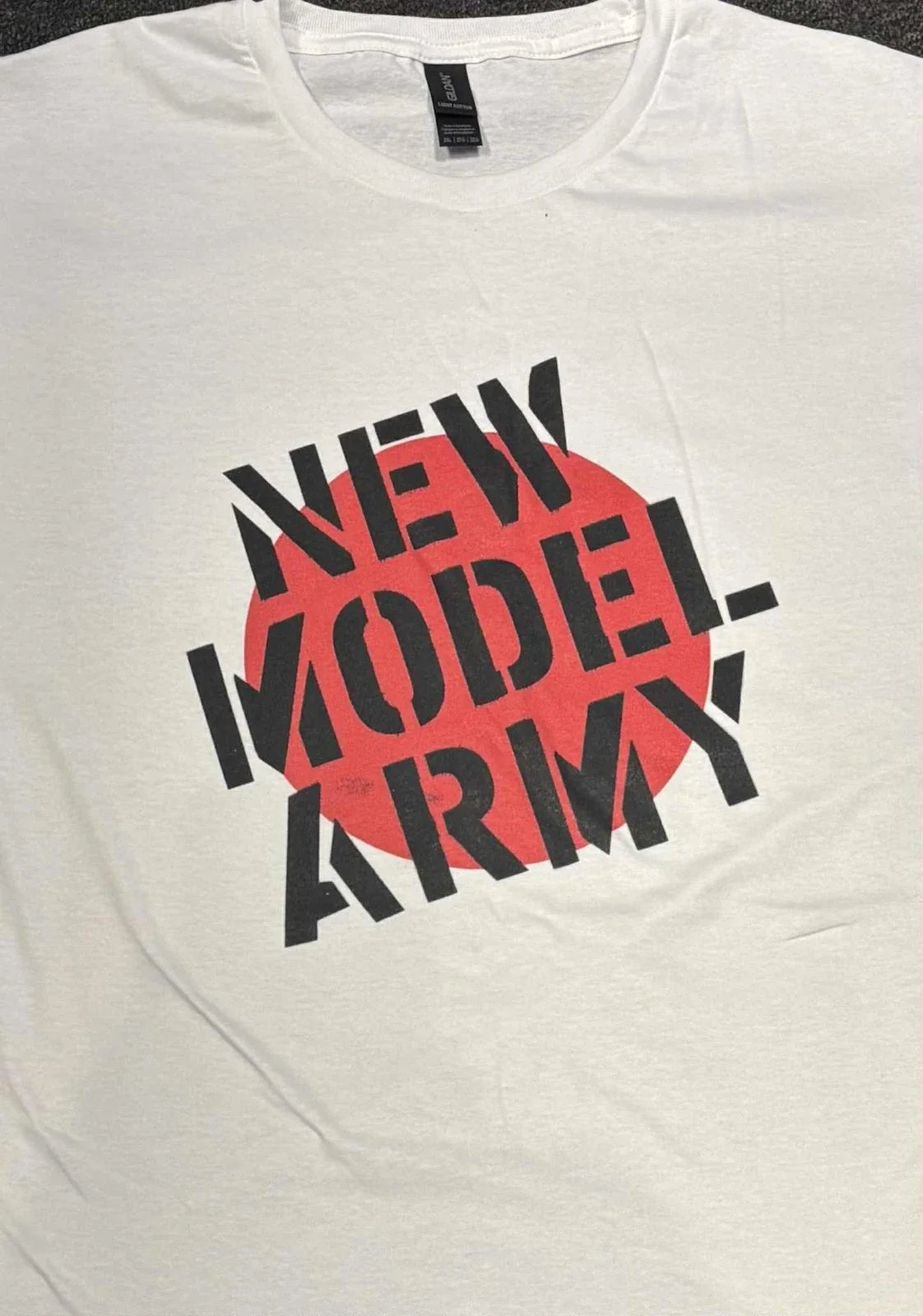New Model Army (NMA) Classic Logo White T SHIRT - New Official Unisex