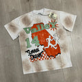 Vale Retro Print Men's and Women's Loose Fit Casual Washed Vintage Unisex