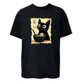 Black Kitty Cat Ramen "Love" in Chinese Graphic / / Unisex