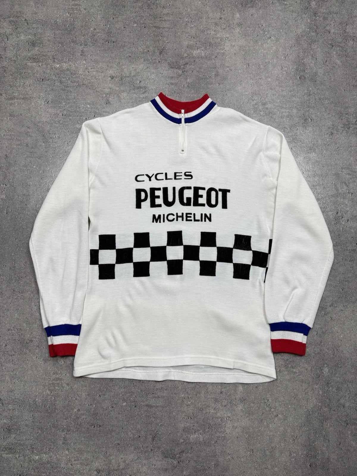 Vintage 1976-80 Long Sleeve Cycles Peugeot Michelin Unisex