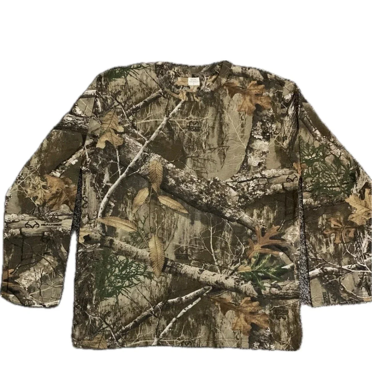 Realtree Jungle Print and Mossy Oak Print Long Sleeve T- Shirt Medium to 5XL Unisex