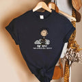 Be You The World Will Adjust Shirt, Inspirational Quote Tee, Black Unisex Tee Unisex