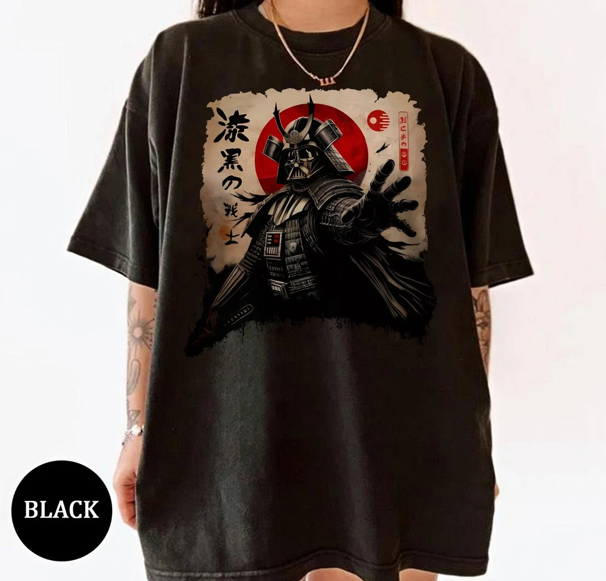 Vintage Samurai Darth Vader Antique Japanese Unisex Adult Kid Tee 280504 Unisex