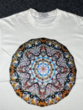 Vintage 90s Mandala Art White XL Retro Boho Psychedelic Unisex