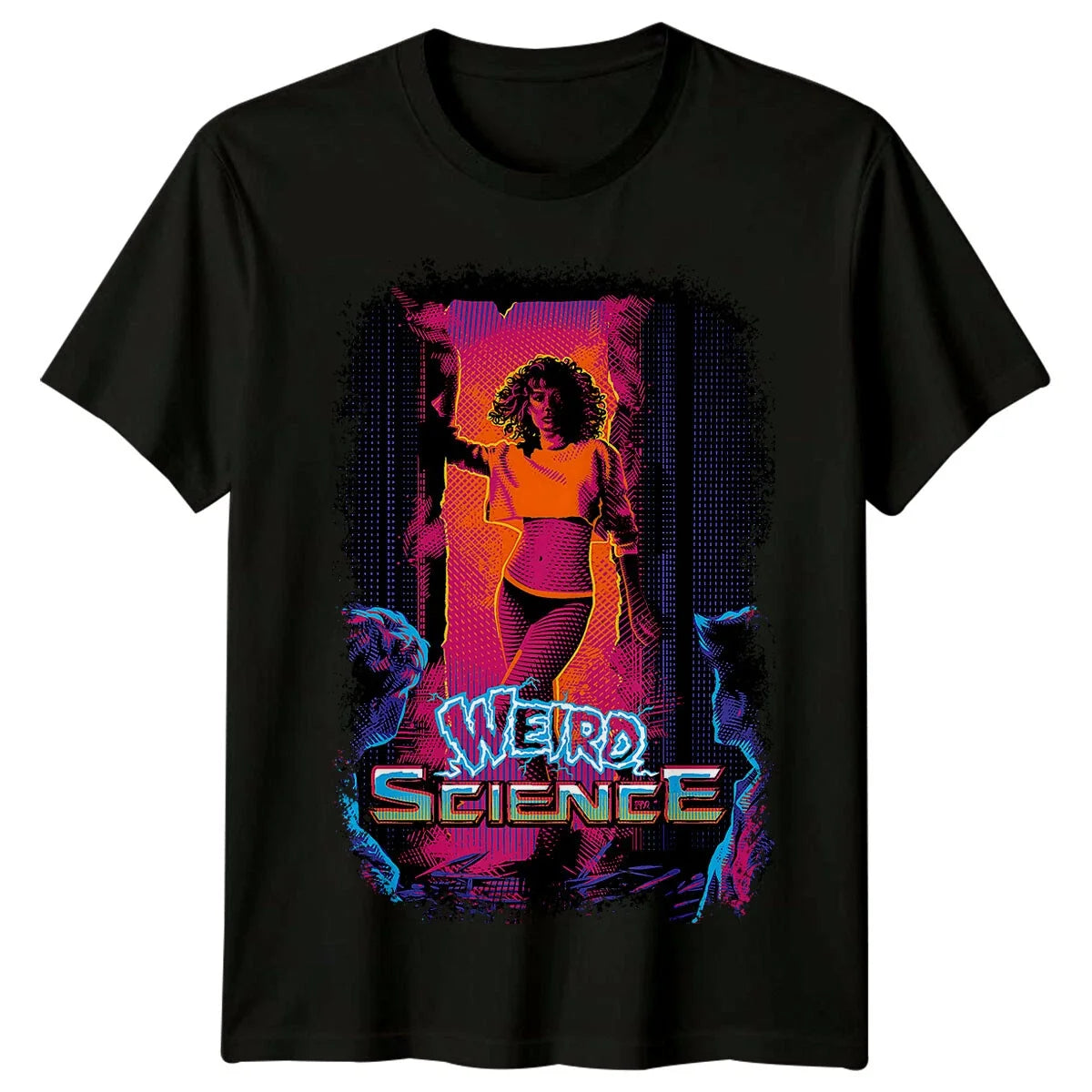 Weird Science (1985) Movie Poster Inspired Retro 80s Tee Unisex Unisex