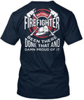 Retired Firefighter T Made in the USA Size S to 5XL Unisex