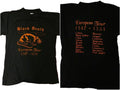 BLACK~DEATH EUROPEAN TOUR 1347-1351 VINTAGE 80'S 1980 T SHIRT RARE T SHIRT Unisex