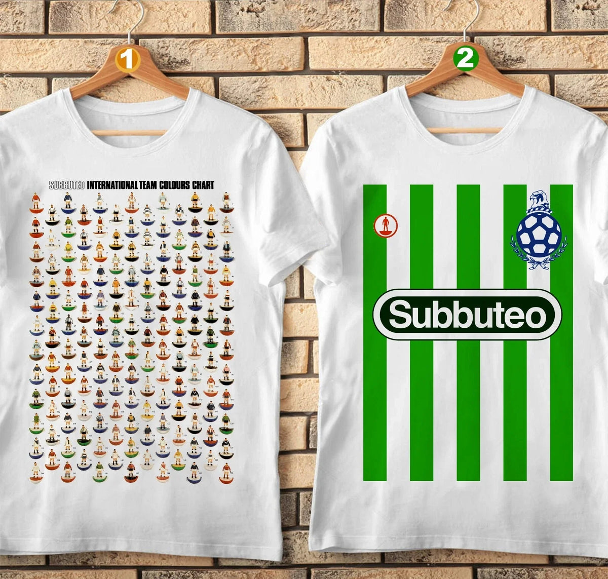 SUBBUTEO Tshirt, Football Fan. Classic, retro, table football. Poster Chart T Unisex