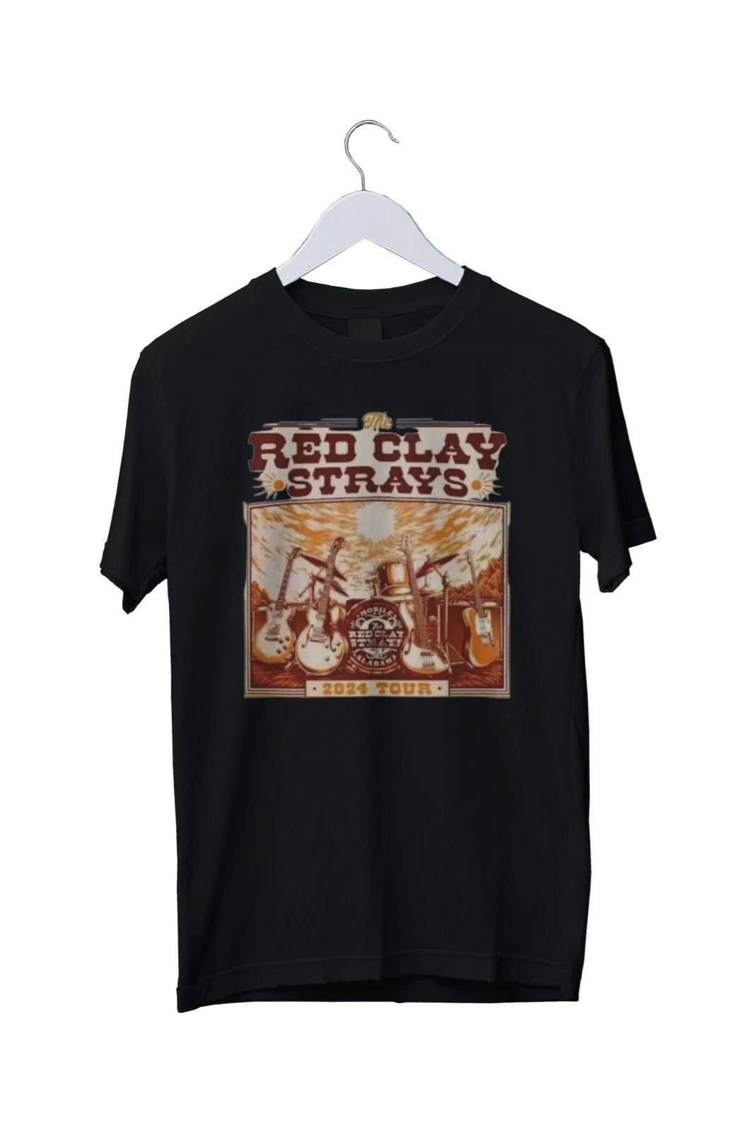 The Red Clay Strays Tour 2024 Graphic Print Mens S M L XL 2 3 4 XL Unisex