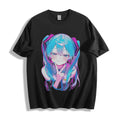 Hatsune Miku Neon Wink - Vibrant Anime Glow Unisex Tee Unisex
