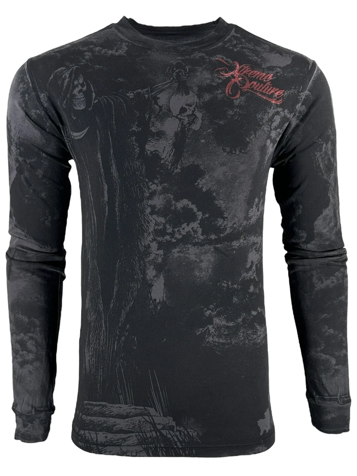 Xtreme Couture by Affliction Men's Rain Skull Biker S-4XL Unisex