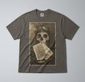 100% Cotton Tee - Regular Fit - Unisex - WW1 Memento Mori Print - Macabre Skull Unisex
