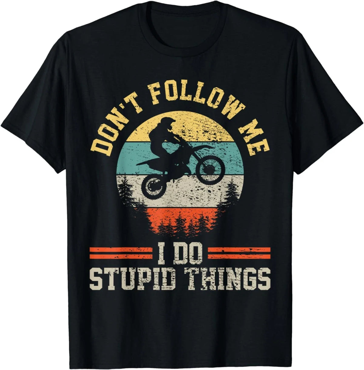 Motocross Dirt Bike Retro Vintage Tee Shirt Unisex Unisex