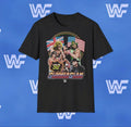 Vintage Retro WWF T shirt Summerslam 92 Macho Man Undertaker Bret Hart Wembley Unisex