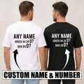 Personalised I'm A Celebrity Jungle Custom Name Number Fancy Dress Top Unisex