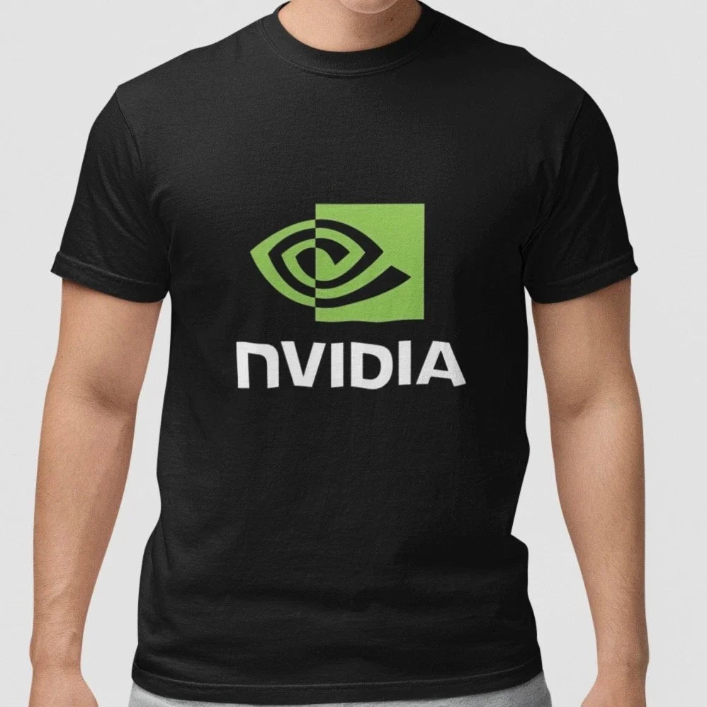 NVIDIA Logo T Shirt Unisex Graphic Tee Casual Short Sleeve Top Men Women Unisex