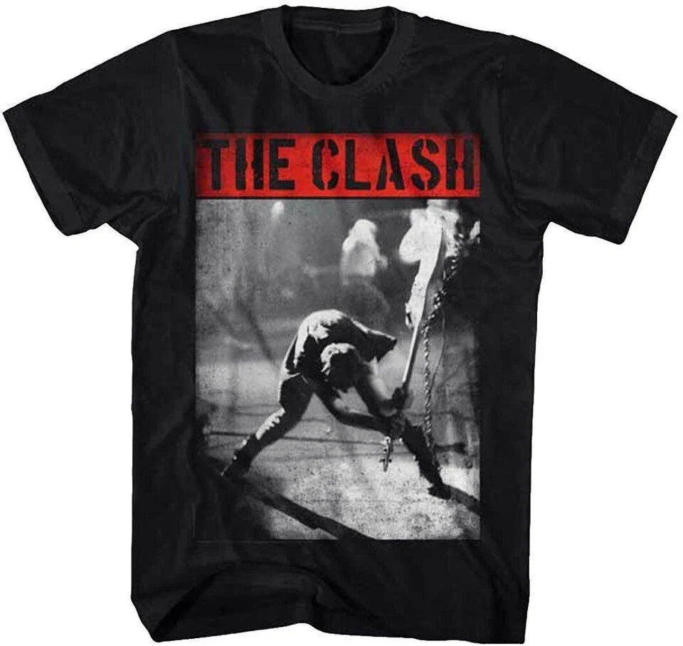 The Clash Smashing Guitar Black Unisex Shirt S-5XL Q91124 Unisex