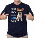 Best Jack Russell Dad Ever Funny Dog Father Quote Cool Gift Mens New Top Unisex