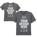 Custom With Your Design Text Photo Upload Mens Womens Tee Unisex